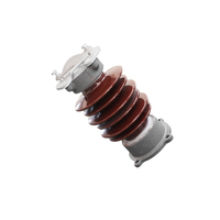 Aislador de Porcelana de Alta Tensión al por Mayor ZSW35/4 35KV Tipo Cónico para Subestaciones Exteriores Componente de Creepage Multicapa OEM
