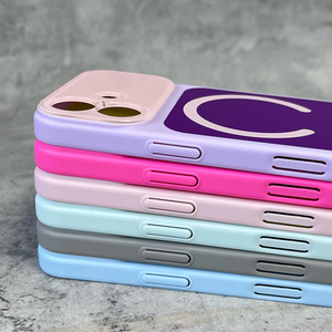 Coque de téléphone magnétique antichoc B504 Summer Candy Matte pour iPhone 18 Pro 17 Air 16 15 Max, avec pare-chocs contrastant - Product Image 2
