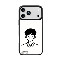 Coque de téléphone AG Feeling Black Edge avec motif Polo Gril pour iPhone 17, 17 Pro Max, 16 Pro, 15, 15 Pro Max – Coque magnétique