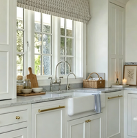 Meubles de cuisine sur mesure blancs style Shaker, ensemble complet, modernes et classiques, pour toute la maison – Offre spéciale USA