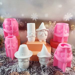 Moldes de fundición de resina hechos a mano para DIY estilo Ins adornos decorativos sombrero de Chef de silicona moldes de duende W0214 herramientas de pastel - Product Image 3