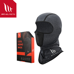 Masque de moto MTHELMETS Cool Riding Mask gris foncé, protection intégrale du visage, accessoire de moto - Product Image 1
