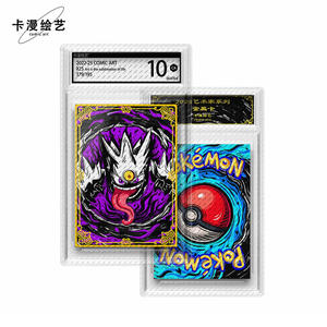 GP Pokémon Kaarten Origineel China Trading Collection Kaart Pokémon Comic Art Metal Graded TCG Nieuw Album Eif Baby Slab Bordspel - Product Image 2
