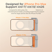 Poignée multifonctionnelle pour appareil photo de téléphone portable, poignée de 8,5 pouces pour les grandes et les petites mains, pour les selfies et les photos de groupe