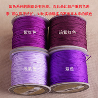 Fil de Nylon Tressé en Soie Satinée de 0,8 mm, 120 mètres, pour Bricolage, Bracelets, Colliers, Attaches-tétines – Vente en Gros