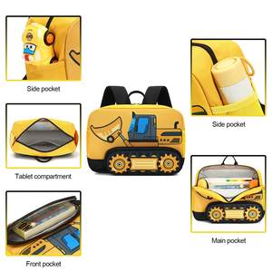 Mochilas escolares para niños, <span class=keywords><strong>mochila</strong></span> para niños pequeños, <span class=keywords><strong>mochila</strong></span> escolar para niños con coche bonito, mochilas para jardín de infantes en edad <span class=keywords><strong>preescolar</strong></span> - Product Image 3