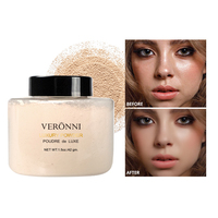 Poudre libre 6 couleurs, contrôle du sébum, waterproof, luxe, longue tenue, poudre fixante pour le visage