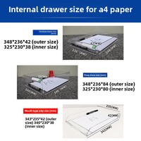 Lemari Arsip Kertas A4 Zhengdong Model A4S-236 Baru 45/90 Laci Pintu Penyimpan Dokumen Resi Organizer Logam