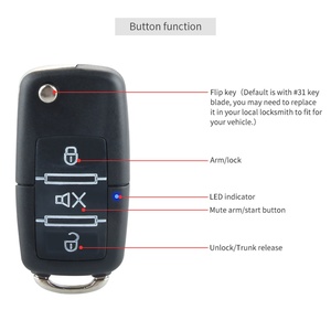 Sistema de Alarma para Auto con Entrada sin Llave, Bloqueo y Desbloqueo Remoto, Apertura Remota del Maletero y Arranque Remoto - Product Image 3