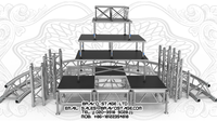 Pantalla de tubo de estadio plano estructura de acero galvanizado de diseño de canal de fijación dosel roofing de celosía de acero de los precios de los