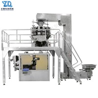 Machine d'emballage intelligente pour granulés en sachets préformés, pour aliments secs pour animaux (chiens, chats), entièrement automatique, haute vitesse, avec pesage personnalisable