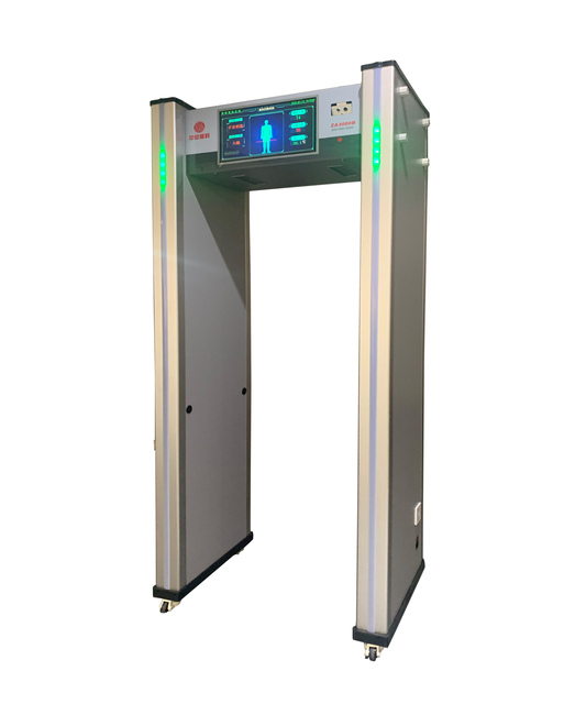 AI Metal Detector Security System Walk Through Body Scanner