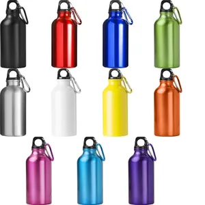 Botella de agua de aluminio de 400 ml, merchandising personalizado - Product Image 1