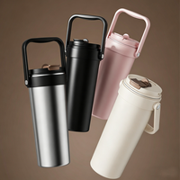 Bouteille d'eau isotherme personnalisée en acier inoxydable 304 de 700 ml et 900 ml, sans BPA, avec revêtement céramique intérieur