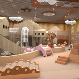 Pabrik desain komersial dalam ruangan permainan lembut kolam bola luncur untuk tempat hiburan anak-anak balita - Product Image 1