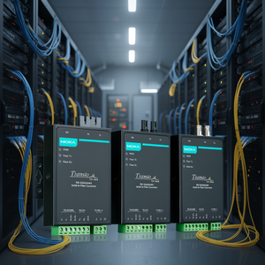 Convertidor de Serie a Fibra Óptica Moxa TCF-142-M-ST-T RS-232/422/485 de Grado Industrial - Product Image 3