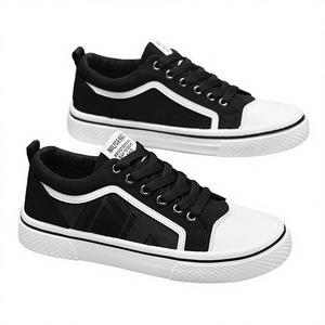 Nuevos Productos 2026, Zapatos Casuales de Lona con Cordones, Impermeables y Transpirables, con Suela de Goma, para Hombre, Primavera, Verano, Otoño, Venta al Por Mayor - Product Image 4