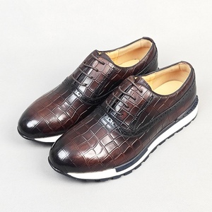Chaussures Brogue Décontractées Britanniques en Cuir Véritable pour Hommes, Tendance Vintage, Respirantes et Durables, en Cuir de Vachette Première Couche, Idéales pour le Printemps - Product Image 6