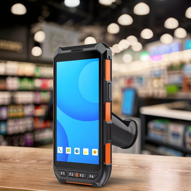 Industrial Handheld Data Terminal Android PDA with Newland/Honeywell 2D Scanner, Octa-Core CPU, 4GB+64GB