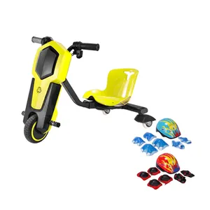 New kids outdoor toys gift 36V electric drift trike 360 3 wheel scooter with light