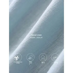 <span class=keywords><strong>Camicia</strong></span> Casual Autunnale Unisex con Colletto Rovesciato in <span class=keywords><strong>Misto</strong></span> <span class=keywords><strong>Lino</strong></span> e Doppie Tasche - Product Image 3