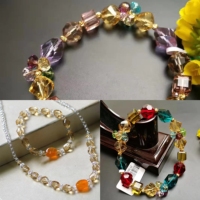 Lot de 50 perles en verre de cristal facettées irrégulières bleues, violettes et rouges de haute qualité pour bijoux étincelants