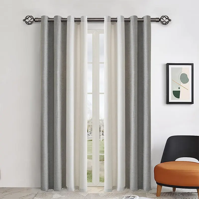 Fabricante DE MATERIAL PERSONALIZADO postes de cortina blanca SS tubo de ventana de acero inoxidable para cortina