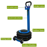 Cric pneumatique AUTEC, outils de réparation automobile, cric à ballon d'air, cric pneumatique de 3 tonnes