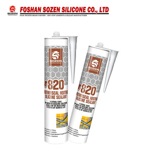 SOZEN-820 Mastic silicone neutre haute adhérence résistant aux intempéries pour murs-rideaux en verre, qualité structurelle, vente en gros en fût - Product Image 4