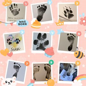 Kit de Huellas de Patas Best Pawprint Forever sin Tinta, Almohadilla de Tinta para Huellas de Patas de Perro sin Desorden, con Dos Tarjetas de Impresión para Regalos Conmemorativos de Mascotas - Product Image 2