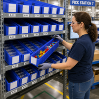 Boîtes et plateaux de rangement en plastique multifonctionnels pour l'organisation de bureau, grande capacité, technique d'injection