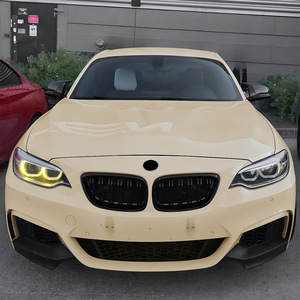 Grille avant noire simple ou double ligne verticale pour BMW Série 2 F22 F23, remplacement du pare-chocs avant, pour mise à niveau 2014-2019 - Product Image 2