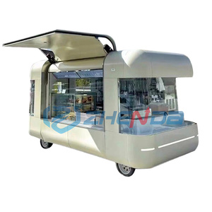 Electric Wholesale Price Cater Ice Cream Mobile Food Trucks for Sale Europe Fast Food Truck <b>Trailer</b> Food Cart - Product Image 2