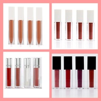 Boîtes d'emballage personnalisées en carton pour gloss à lèvres, impression à chaud, petites quantités, pour huile à lèvres, teinte et kit lèvres, marque privée