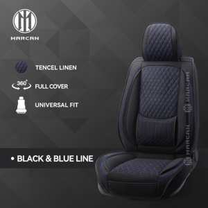 Protections de siège respirantes en Tencel par Marcan, coussin matelassé en lin quatre saisons pour Mercedes-Benz - Product Image 5