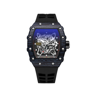 Reloj de Cuarzo FENSIR al por Mayor de Fábrica, Textura de Cebra, Doble Arco, Resistente al Agua, Luminoso, para Hombre - Product Image 1