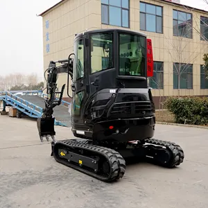 Novo 2.0 tonelada de peso operacional mini excav digger escavadeira mini-terraplanagem máquinas mini escavadora para a venda com Cab