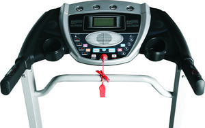 Appareil de fitness domestique pliable avec écran LCD et cadre en acier pour la maison, machine de course d'intérieur DT3520, équipement de fitness domestique LED DT - Product Image 2
