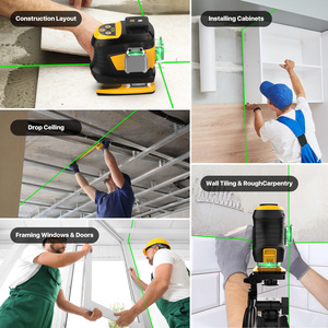 DEGLASERS 4D01-F12D 360 Grüner Laser-Nivelliergerät Industriell DIY Werbeartikel Langlebig Selbstnivellierend Linien-Konstruktion Große Kapazität - Product Image 3