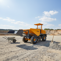 MAP FCY20S Mini-dumper articulé 4x4 autochargeur de chantier 2 tonnes, cuve de 1,0 m³, moteur diesel 33 kW