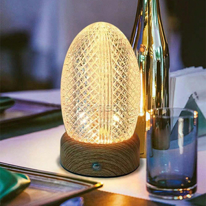 Rồng trứng Đèn bàn LED Điều khiển cảm ứng ánh sáng USB có thể sạc lại phòng ngủ Chiếu Sáng Đèn bàn pha lê bóng đêm ánh sáng trang trí - Product Image 4