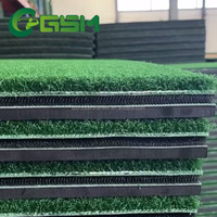 Tapis de golf vert GSM super résistant, best-seller, avec absorption des chocs - 5 pieds x 5 pieds, tapis de frappe de golf personnalisé (garantie de 2 ans)