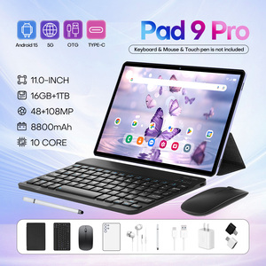 Bán Buôn Thương Hiệu Mới Toàn Cầu Phiên Bản Pad9 Pro 11-Inch Android 15 Máy Tính Bảng 5G Quad Core 16GB + 1Tb 8800 MAh Cảm Ứng Điện Dung Màn Hình MTK - Product Image 6