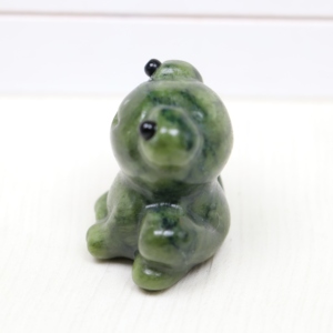 Rana de jade Xiuyan pulida a mano de alta calidad para decoración de oficina - Product Image 2
