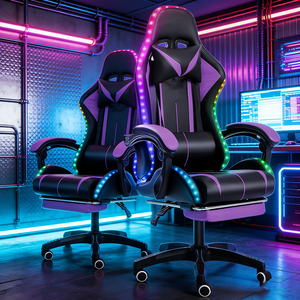 Ensemble chaise et table <span class=keywords><strong>de</strong></span> jeu <span class=keywords><strong>de</strong></span> haute qualité personnalisées <span class=keywords><strong>de</strong></span> la meilleure <span class=keywords><strong>marque</strong></span> du Pérou, avec couleurs RGB personnalisées, grand format, avec fonction massage pour joueur <span class=keywords><strong>PC</strong></span> - Product Image 6