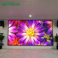 Panel de pantalla LED curvo delgado de pared LED de producción virtual fija para estudio de TV interior y pantalla de película