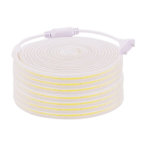 Bande lumineuse LED COB pour escalier 3000K 4000K 6500K Bande LED COB 110V 220V Rouge Vert Bleu Monochrome Flexible Bande lumineuse LED 288 LED