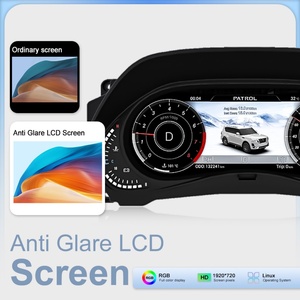 Navihua 12.3" LCD Dashboard Digital Cluster Instrument Auto Meter Virtual Cockpit Tachometer <b>for</b> Nissan Patrol Y62 2008 2022 - Product Image 4