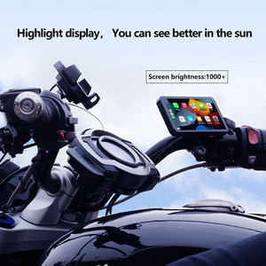 Màn hình dẫn đường <span class=keywords><strong>GPS</strong></span> hệ thống <span class=keywords><strong>Android</strong></span> Carplay không dây cho xe máy với màn hình cảm ứng 6.1 inch, tương thích với tất cả các mẫu xe BMW. - Product Image 3