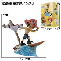 Nouvelles figurines d'action en PVC 3D de Luffy, personnage de l'anime One Piece, design tendance, haute qualité, accessoires de décoration de table, ornement